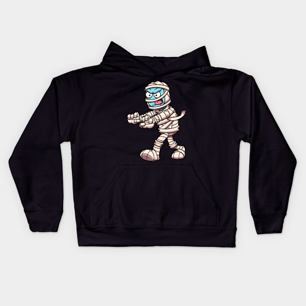 Walking Mummy Kids Hoodie by TheMaskedTooner